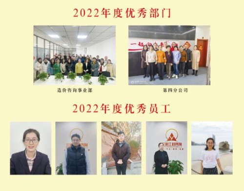 2022年度優秀部門及優秀員工
